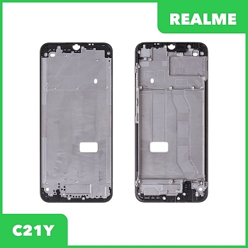 Рамка дисплея для Realme C21Y (черный)