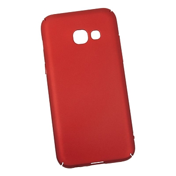 Защитная крышка для Samsung Galaxy A3 2017 (A320F) "LP" ультратонкая Soft Touch, красная