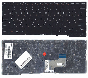Клавиатура для ноутбука Lenovo Flex 3-11ADA05, черная