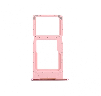 Держатель (лоток) SIM-карты для Huawei Honor 10i, розовый