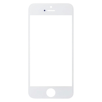 Стекло для переклейки дисплея Apple iPhone 5, 5s, 5C, SE, белый