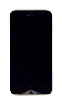 Модуль (матрица + тачскрин) для Asus ZenFone 2 Laser ZE551KL, черный, с рамкой