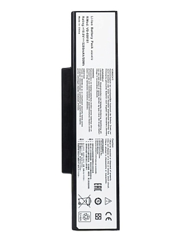 Аккумулятор (батарея) для ноутбука Asus K72 5200мАч, черный (OEM)