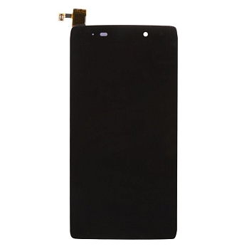 LCD Дисплей для Alcatel One Touch Idol 3 (6039Y) с тачскрином, черный, 1-я категория
