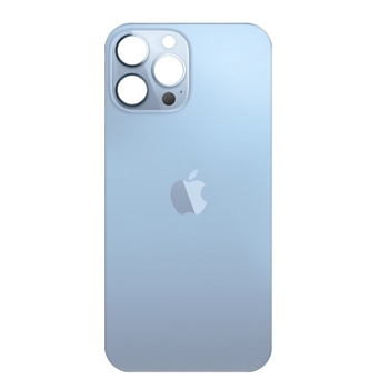 Задняя крышка (стекло) для iPhone 13 Pro Max (небесно-голубая)