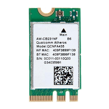 Модуль WiFi AZWAVE AW-CB231NF B6 802.11B/G/N/AC WLAN+BT4.0+HS M2, с разбора