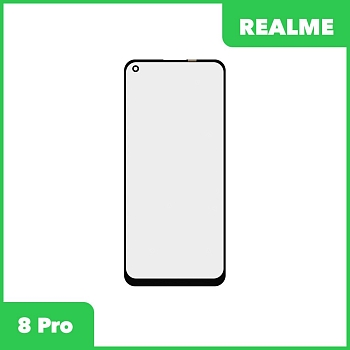 Стекло для переклейки дисплея Realme 8 Pro, черный