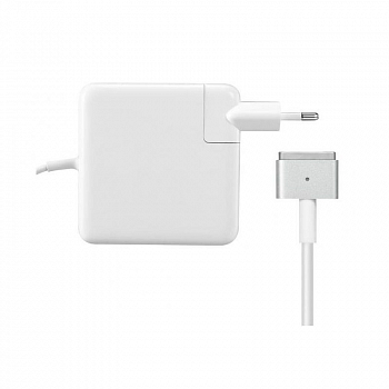 Блок питания (зарядное) для ноутбука Apple MacBook 20В, 4.25A, 85Вт, Magsafe2 T-shape (с сетевым кабелем) (High copy)