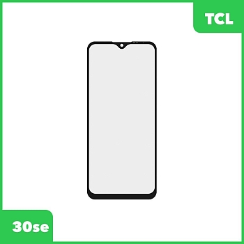 Стекло + OCA плёнка для переклейки TCL 30se (черный)